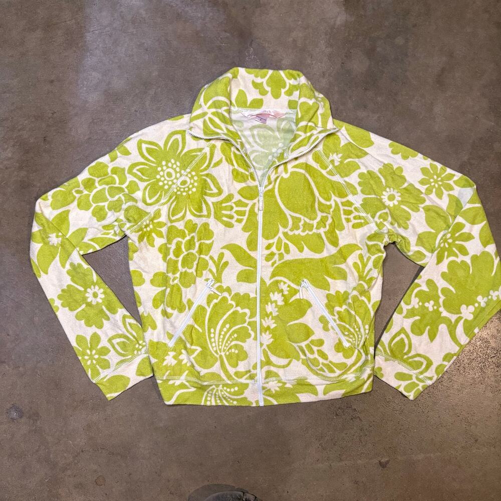 Vintage Y2K Victoria's Secret Full-zip Sweatshirt Size S